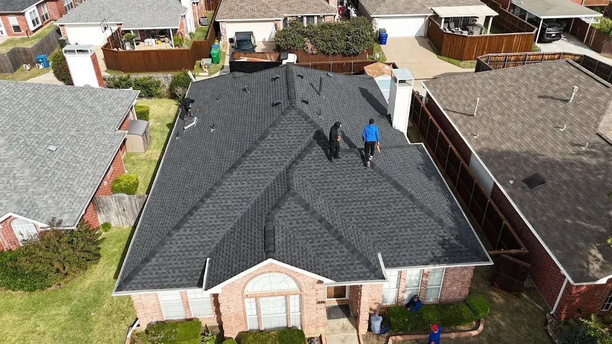 Slate & Tile Roof Repair work in progress on a Kenilworth property